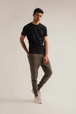 BLACK CREW NECK SHIRT