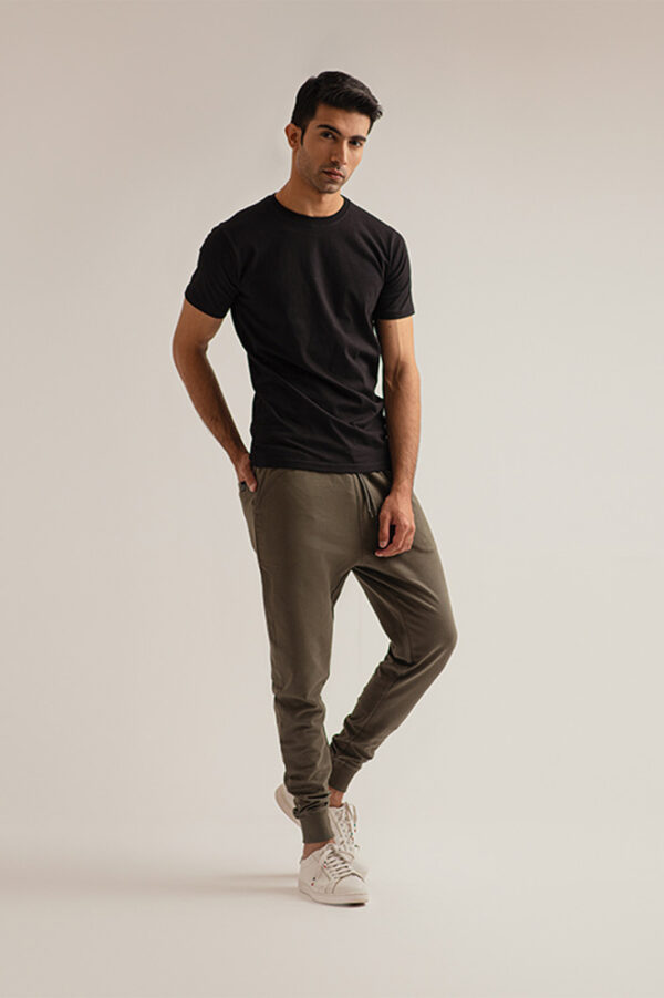 BLACK CREW NECK SHIRT