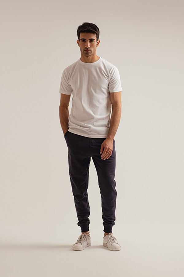 WHITE CREW NECK SHIRT