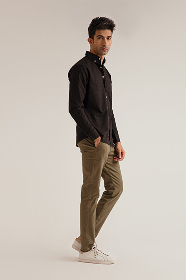 BEIGE COTTON PANTS - Image 2