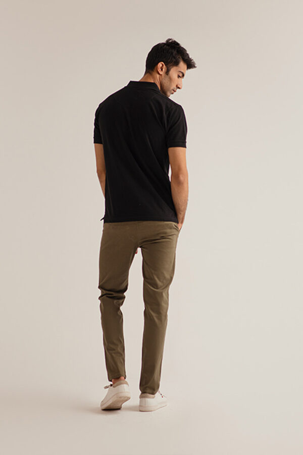 GREEN COTTON PANTS - Image 4