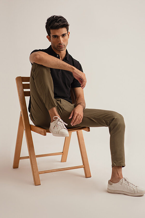 BLACK POLO SHIRT - Image 3