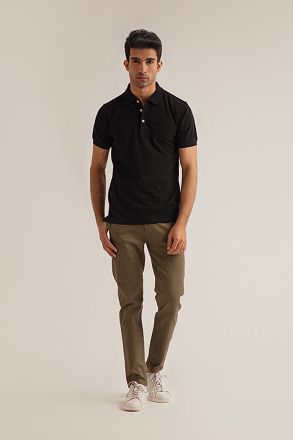 BLACK POLO SHIRT