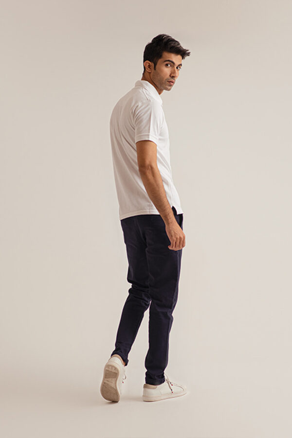 WHITE POLO SHIRT - Image 4