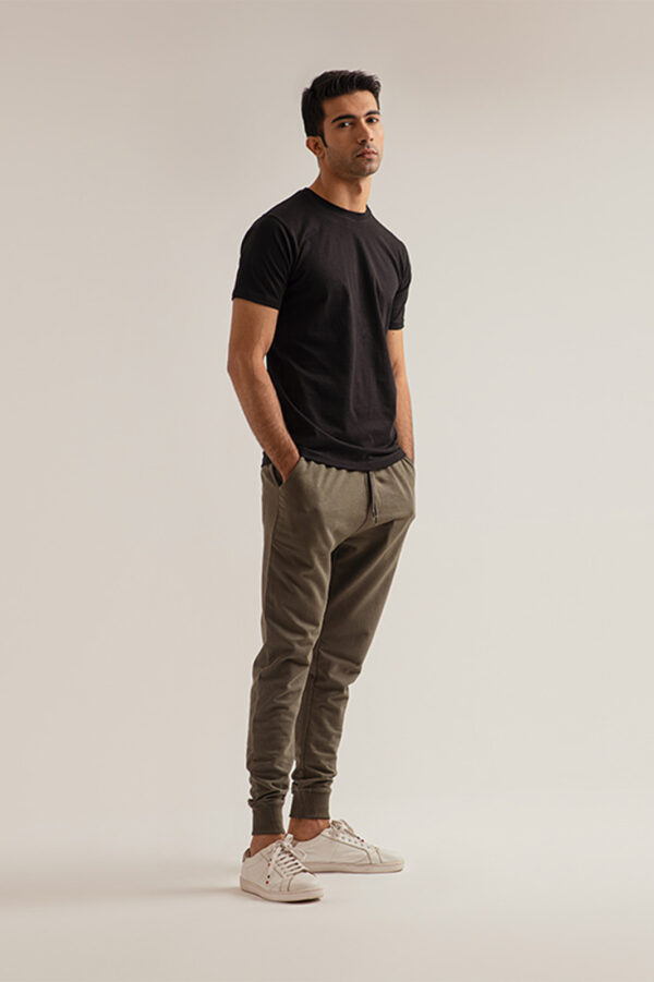 BLACK CREW NECK SHIRT - Image 4