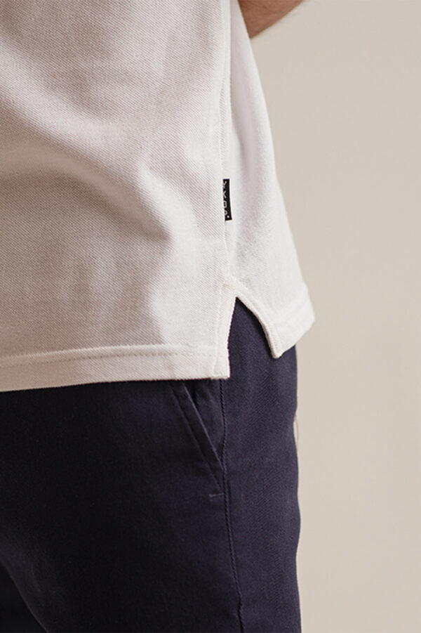 WHITE POLO SHIRT - Image 3