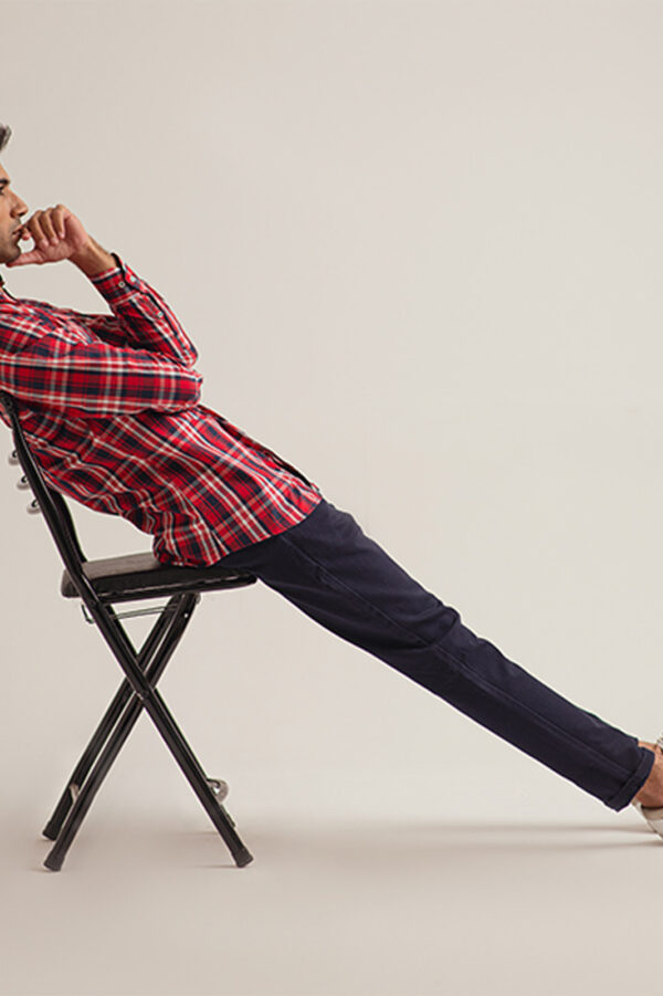 RED CHECK SHIRT - Image 3