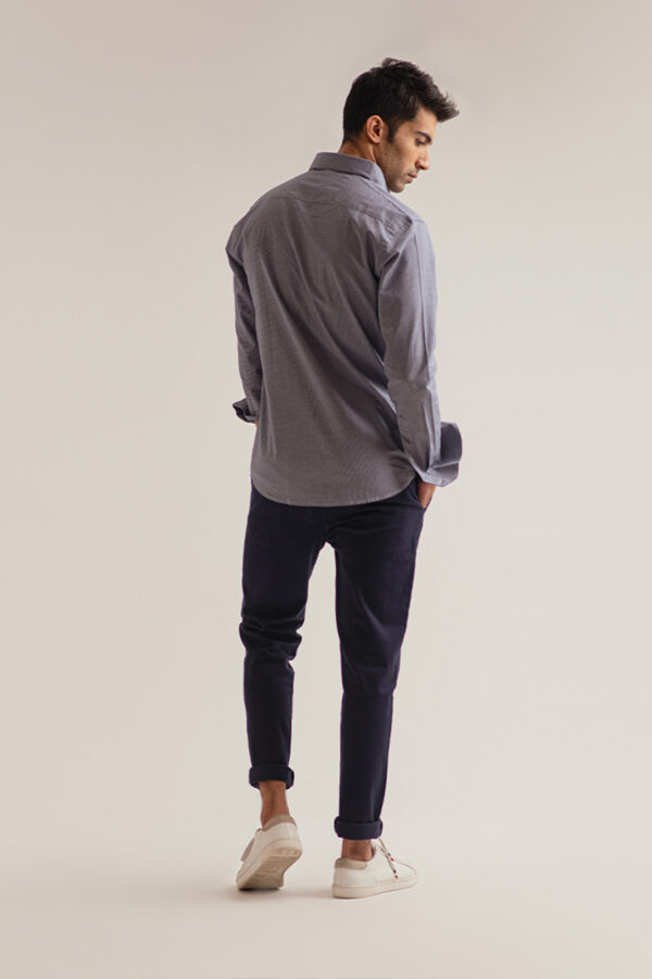 BLUE COTTON PANTS - Image 2