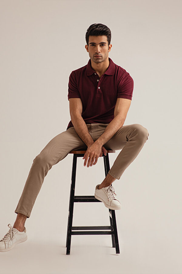 RED POLO SHIRT - Image 4