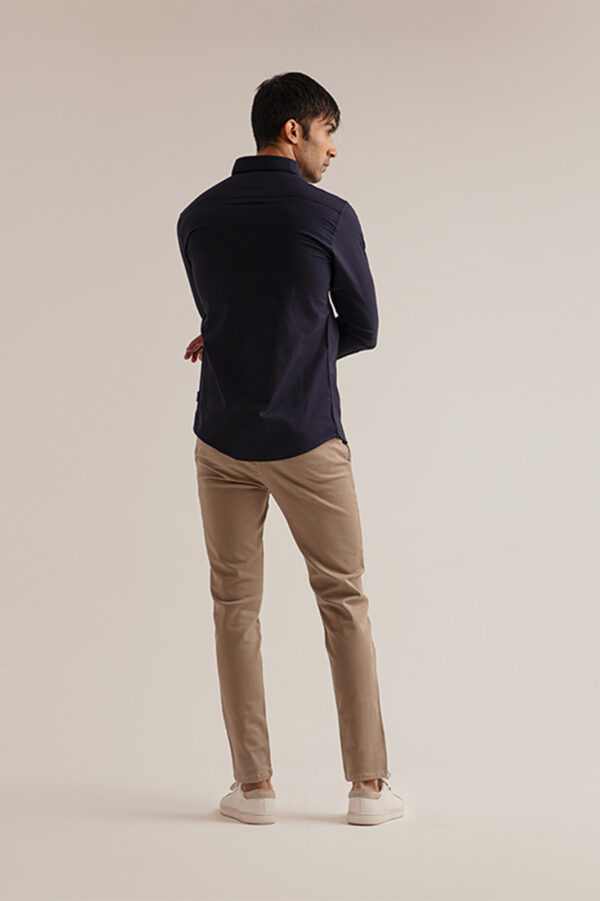 BLUE BUTTON DOWN SHIRT - Image 4