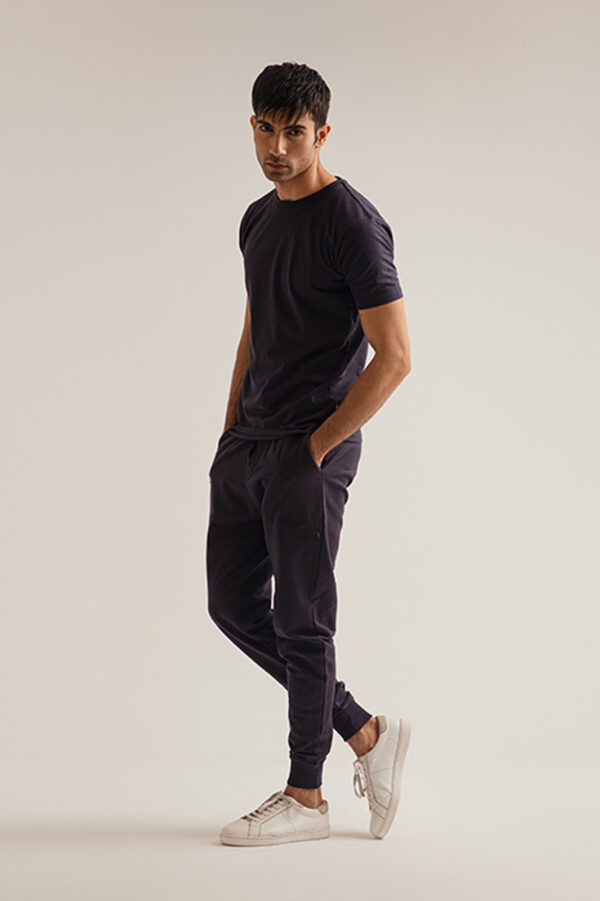 BLUE CREW NECK SHIRT - Image 3
