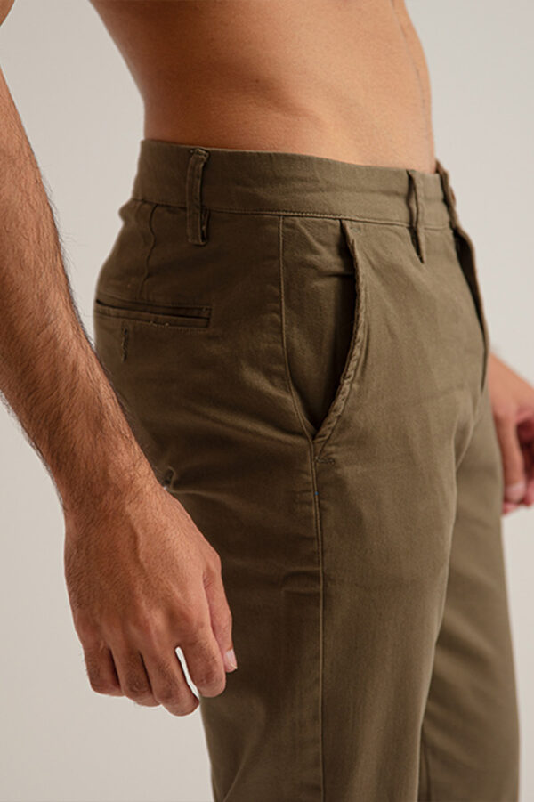 BEIGE COTTON PANTS - Image 3